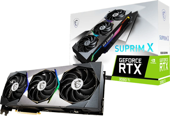 MSI GeForce RTX 3080 Ti Suprim X 12G, 12GB GDDR6X, HDMI, 3x DP