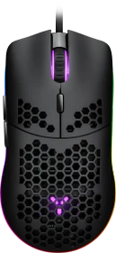 ISY IGM-4000-BK Ultralight RGB Gaming Maus schwarz, USB (503496)