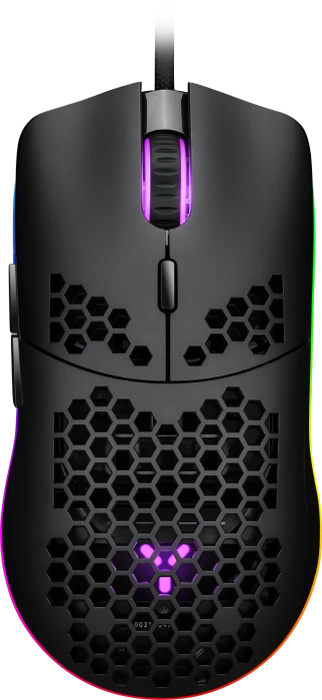 ISY IGM-4000-BK Ultralight RGB Gaming Maus schwarz, USB