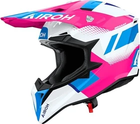 Airoh Wraaap Vision rosa/weiß/blau