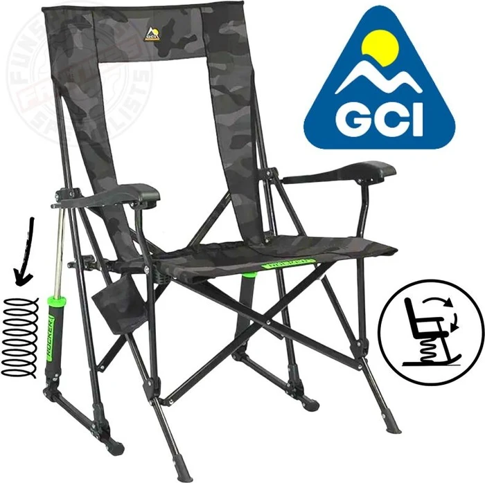 GCI Outdoor RoadTrip Rocker Campingsessel stealth camo