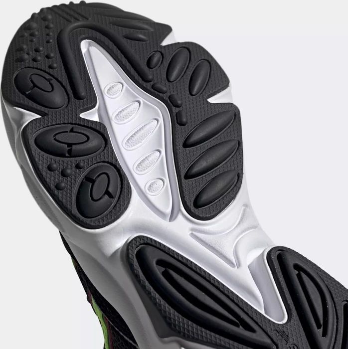 adidas Ozweego core black/solar green/onix (Junior)