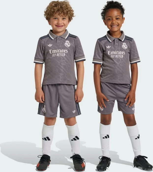 adidas Real Madrid 2024/2025 Ausweichausrüstung charcoal (Junior)