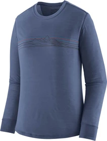 Patagonia Capilene Cool Merino Graphic Funktionsshirt langarm strata stripe/current blue (Damen)