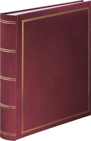 Hama Super Jumbo Fotoalbum London 34x35 / 80 weiße Seiten rot