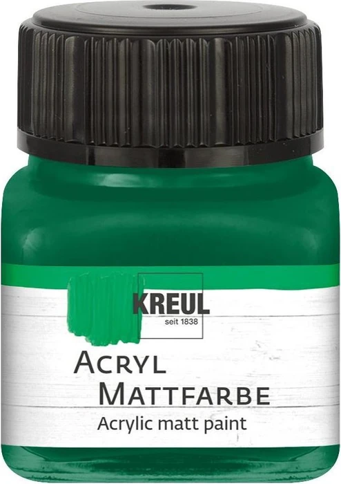 Kreul Acryl Mattfarbe, grün, 20ml (75222)