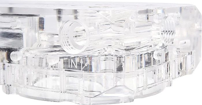 Alphacool Eisdecke Acryl D5 Dual Pumpenaufsatz, G1/4