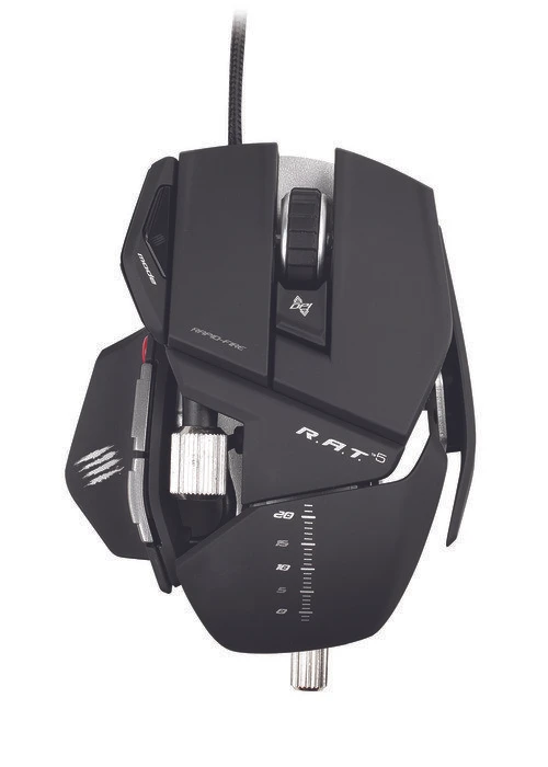 MadCatz Cyborg R.A.T. 5 Gaming Mouse schwarz matt, USB