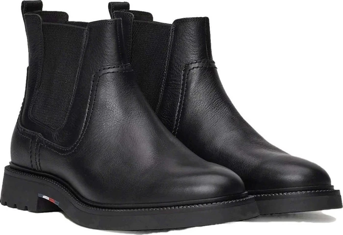 Tommy Hilfiger Chelsea Boots Leather schwarz (Herren)