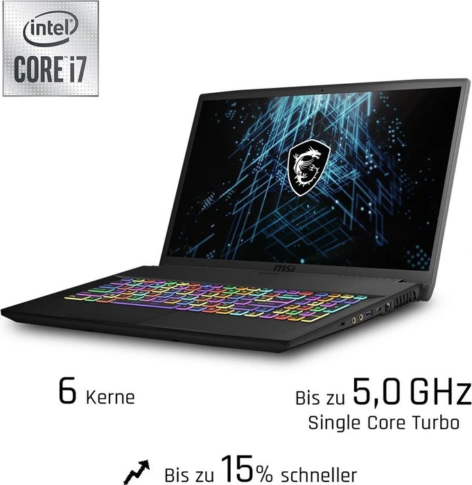 MSI GF75 Thin 10UEK-027, Core i7-10750H, 16GB RAM, 512GB SSD, GeForce RTX 3060, DE