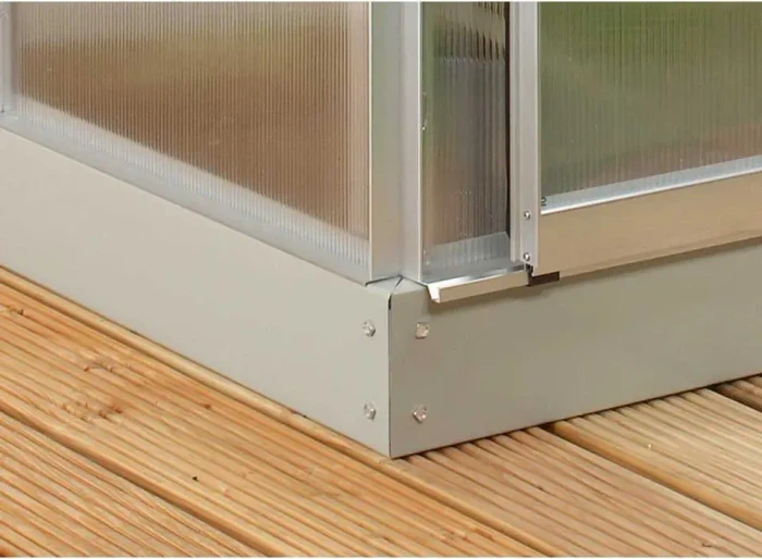Vitavia Stahlfundament 6cm für Gewächshaus 6500 weiß