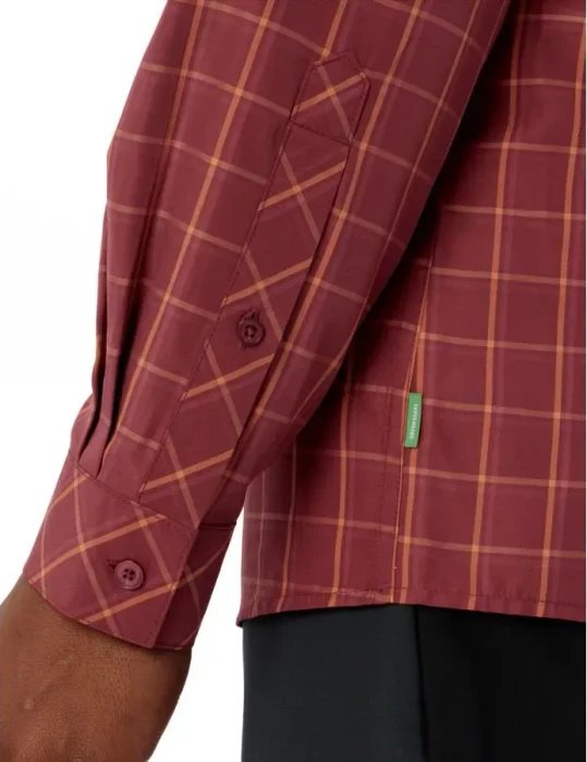 Vaude Albsteig III Hemd langarm carmine/mars red (Herren)