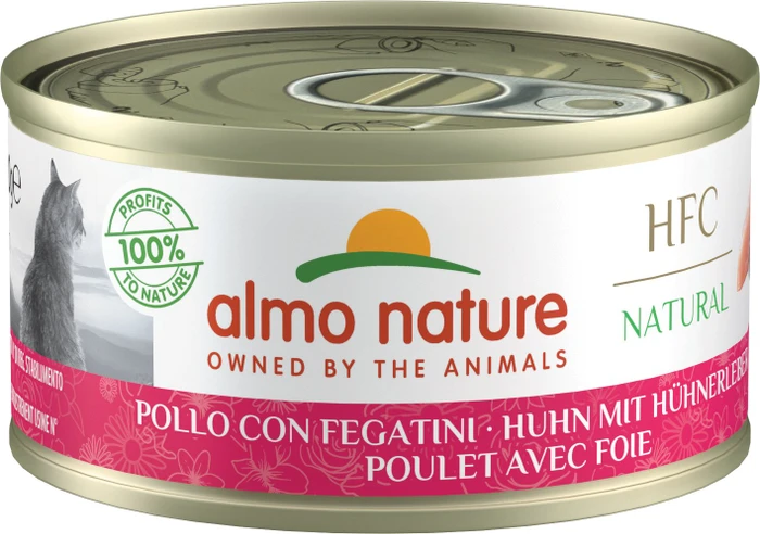 almo nature HFC Natural Cats 70 I, Huhn mit Hühnerleber, 70g