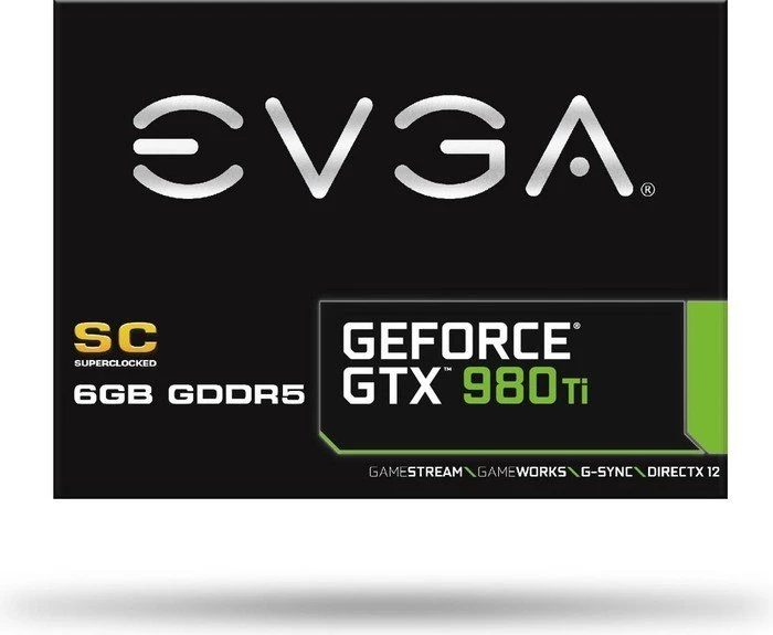 EVGA GeForce GTX 980 Ti Superclocked, 6GB GDDR5, DVI, HDMI, 3x DP