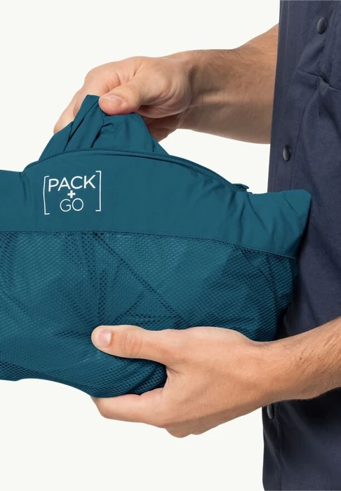 Jack Wolfskin Pack&Go Shell Funktionsjacke blue coral (Herren)