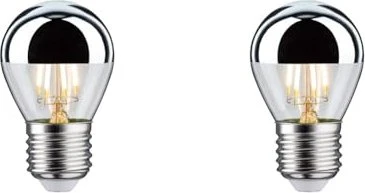 Paulmann Modern Classic Edition LED Tropfen E27 4.8W/827 warmweiß Kopfspiegel silber