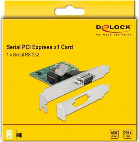 DeLOCK 1x seriell, PCIe 2.0 x1