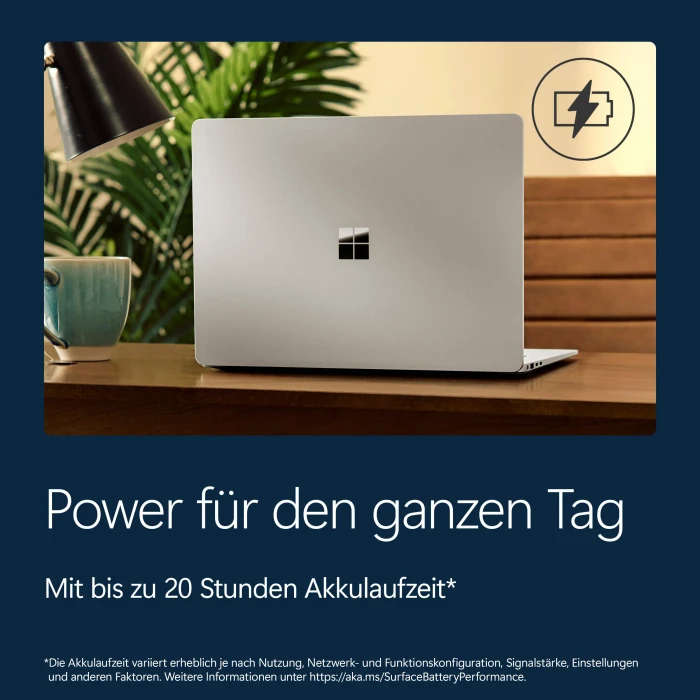 Microsoft Surface Laptop 8 13.8", Platinum, Snapdragon X2 Elite - X2E-78-100, 32GB RAM, 256GB SSD, DE, Business