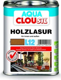 CLOU L12 Aqua CLOUsil Holz-Lasur nussbaum, 750ml