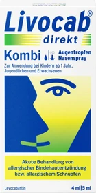Johnson & Johnson Livocab Direkt Kombi Augentropfen + Nasenspray