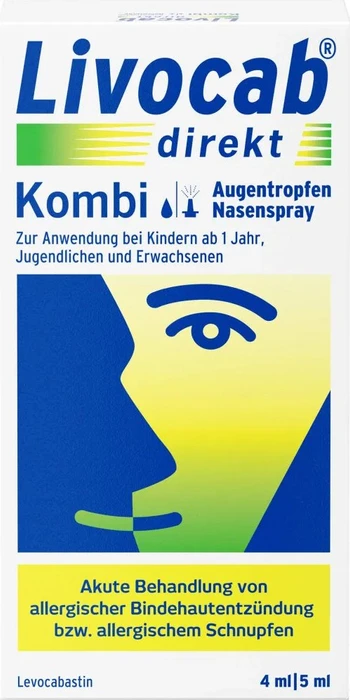 Johnson & Johnson Livocab Direkt Kombi Augentropfen + Nasenspray