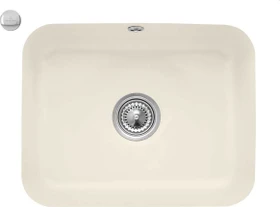 Villeroy & Boch Cisterna 60C Unterbau Becken mittig mit Ablauffernbedienung ivory