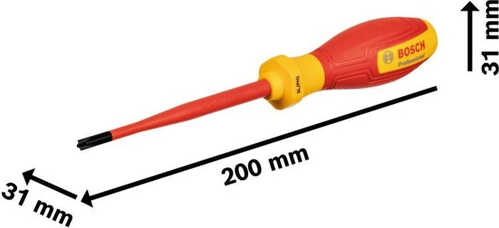 Bosch Professional VDE Kreuzschlitz Schraubendreher, PH1x100mm