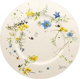 Rosenthal Brillance Bone China Fleurs des Alpes Platzteller mit Fahne 33.2cm