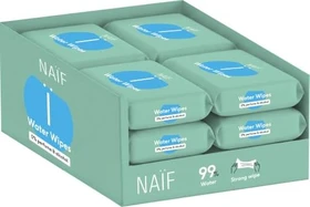 Naïf Plastikfreie Feuchttücher, 432 Stück (8x 54 Stück)