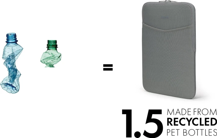 Dicota Sleeve Eco Slim für Microsoft Surface S, grau