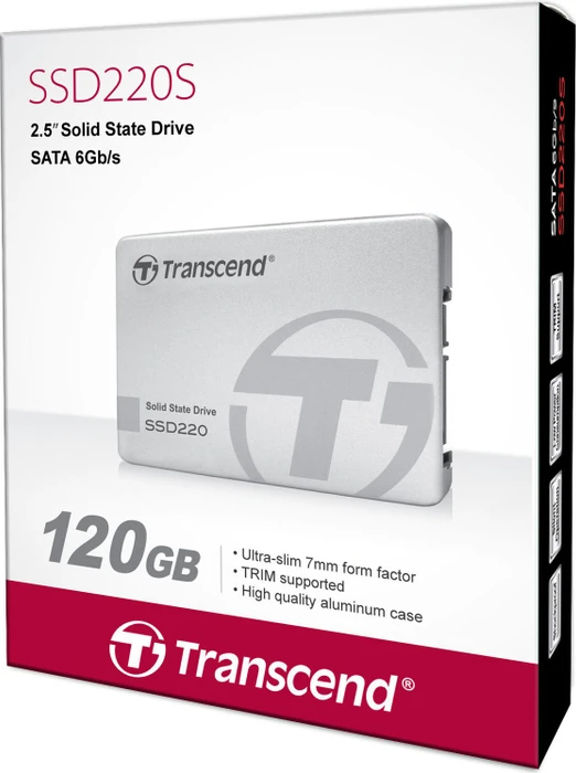 Transcend SSD220S 120GB, 2.5" / SATA 6Gb/s