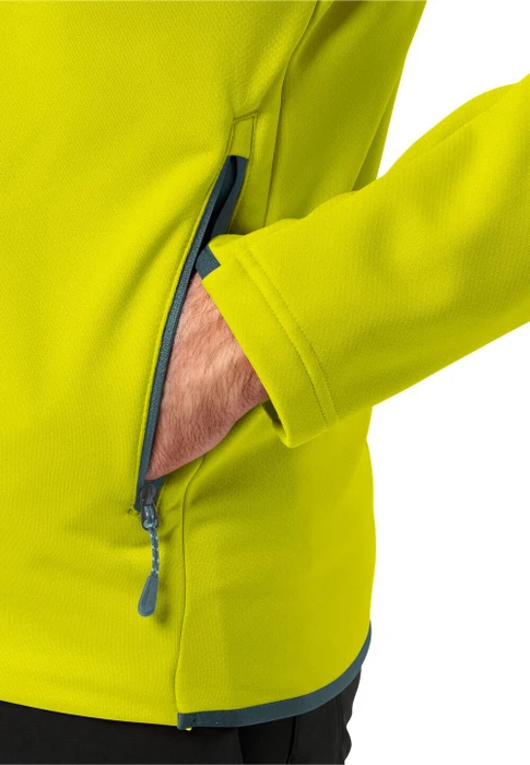 Jack Wolfskin Alpgrat Hooded FZ Jacke firefly (Herren)