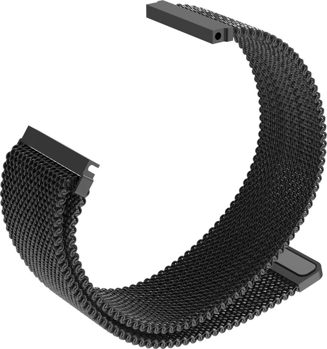 ISY Milanaise-Armband ISB-1013 universal (22mm) schwarz