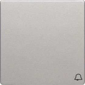 Berker Q.1/Q.3 Wippe mit Aufdruck Symbol für Klingel, alu samt, lackiert