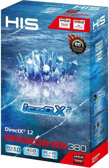 HIS Radeon R9 380 IceQ X² OC, 4GB GDDR5, 2x DVI, HDMI, DP