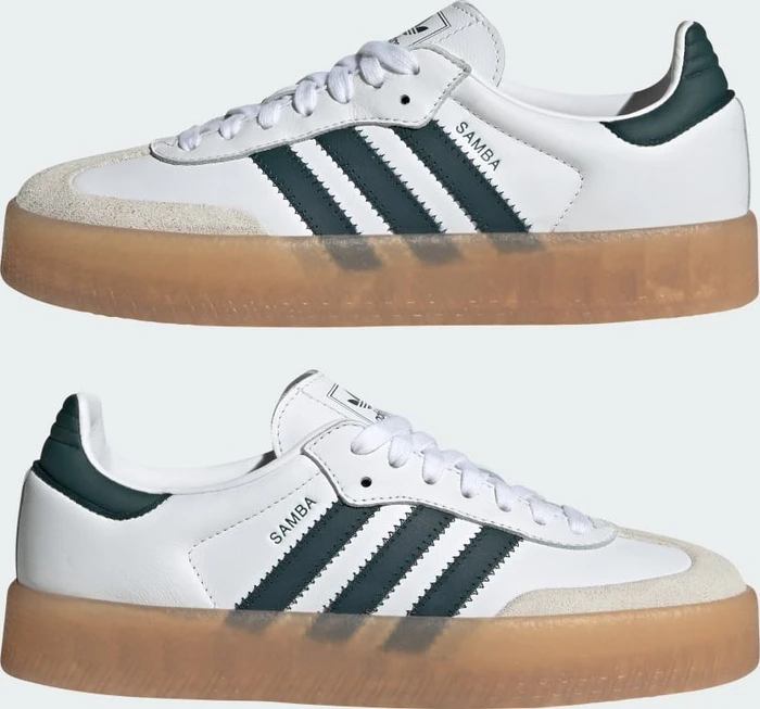 adidas Sambae cloud white/off white/aurora ivy (Damen)