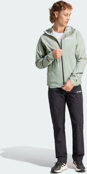 adidas Terrex Xperior 2.5L Light Rain.Rdy Funktionsjacke silver green (Herren)