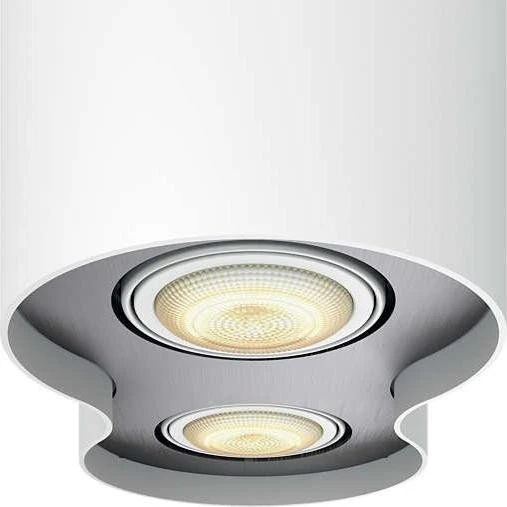 Philips Hue White Ambiance Pillar Spot 2-flammig weiß