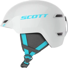 Scott Keeper 2 Helm pearl white/breeze blue (Junior)