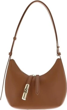 Furla Goccia S Schultertasche brandy