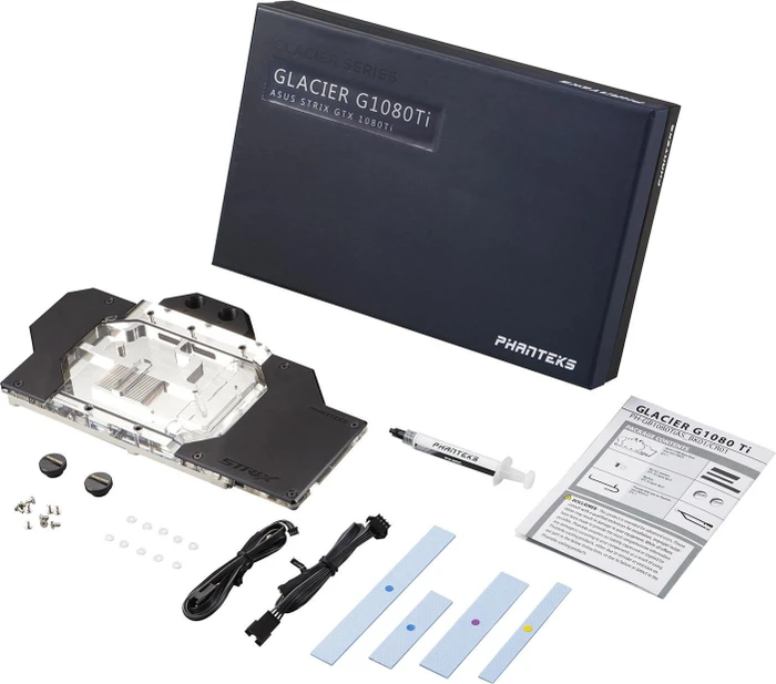 Phanteks Glacier GTX 1080 Ti ASUS Strix GPU Block, schwarz