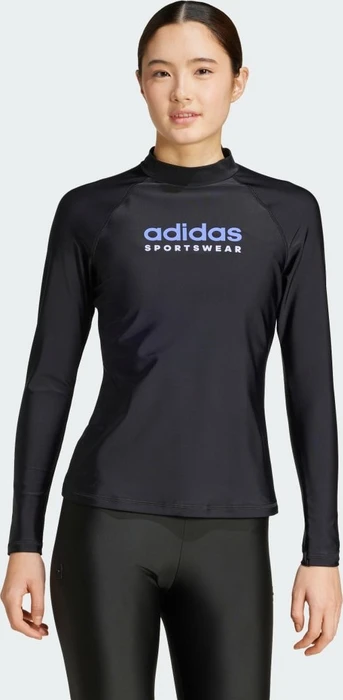 adidas Rashguard Funktionsshirt langarm black/cobalt blue (Damen)