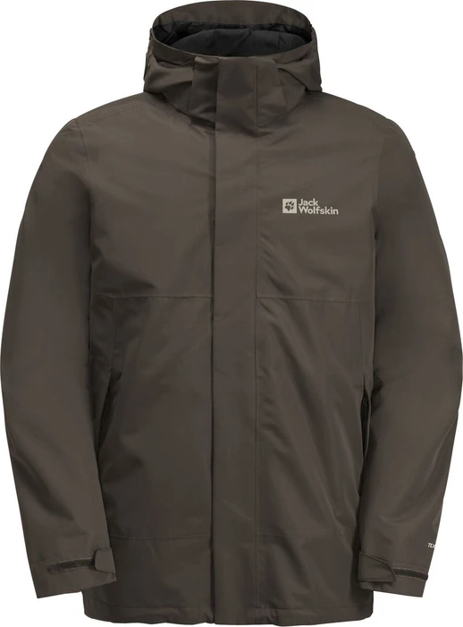 Jack Wolfskin Luntal 3in1 Funktionsjacke cold coffee (Herren)