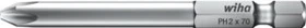 Wiha Professional 7041 Z Kreuzschlitz Bit 1/4", PH3x50mm, 2 Stück