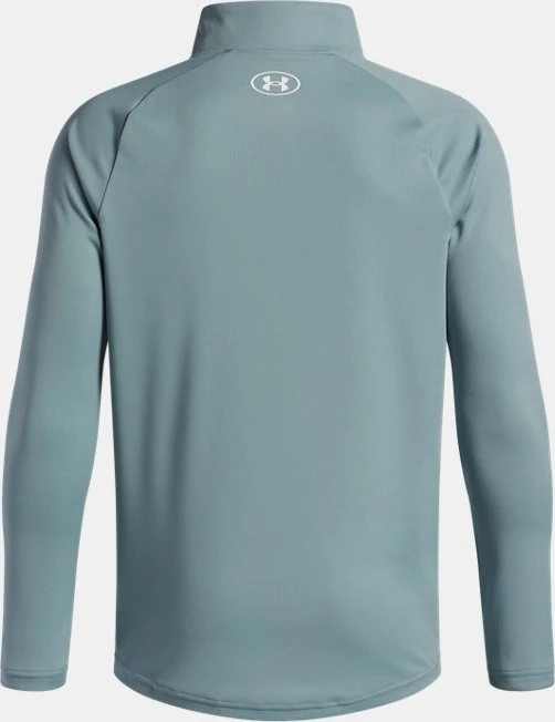 Under Armour Tech 2.0 Zip Funktionsshirt langarm serpentine/white (Junior)