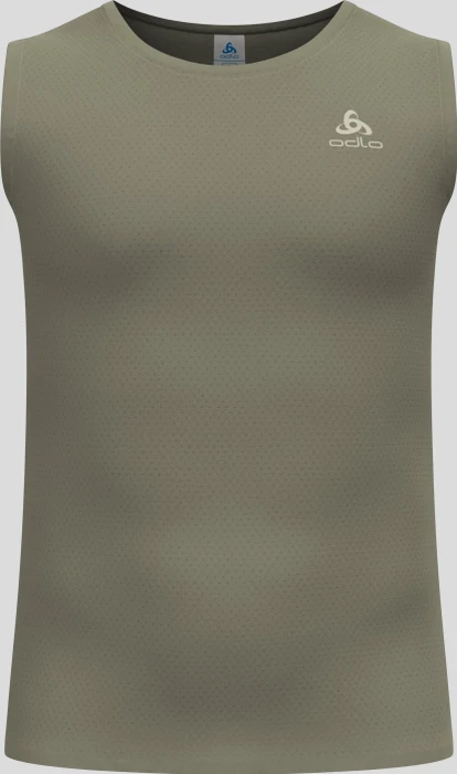 Odlo Performance Wool 140 Seamless Funktionsshirt ärmellos vetiver (Herren)