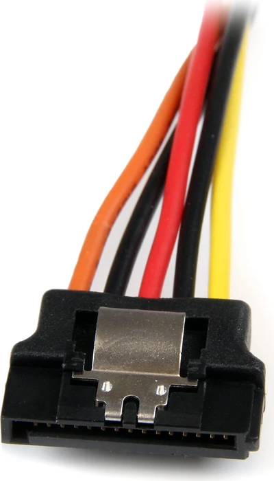 StarTech Y-Stromkabel SATA 15-Pin Stecker auf 2x SATA 15-Pin Buchse, 0.15m