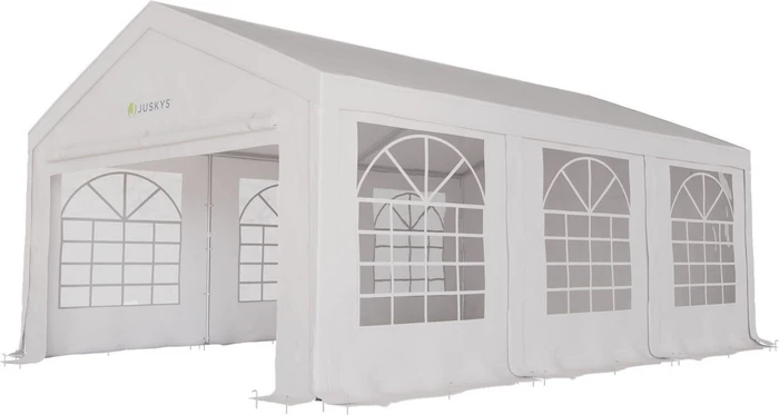 Juskys Gala Partyzelt Pavillon 4x6m weiß