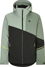 Ziener Timpa Skijacke black/green mud (Herren)