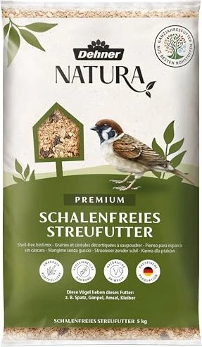 Dehner Natura Streufutter schalenfrei, Wildvögel 5kg